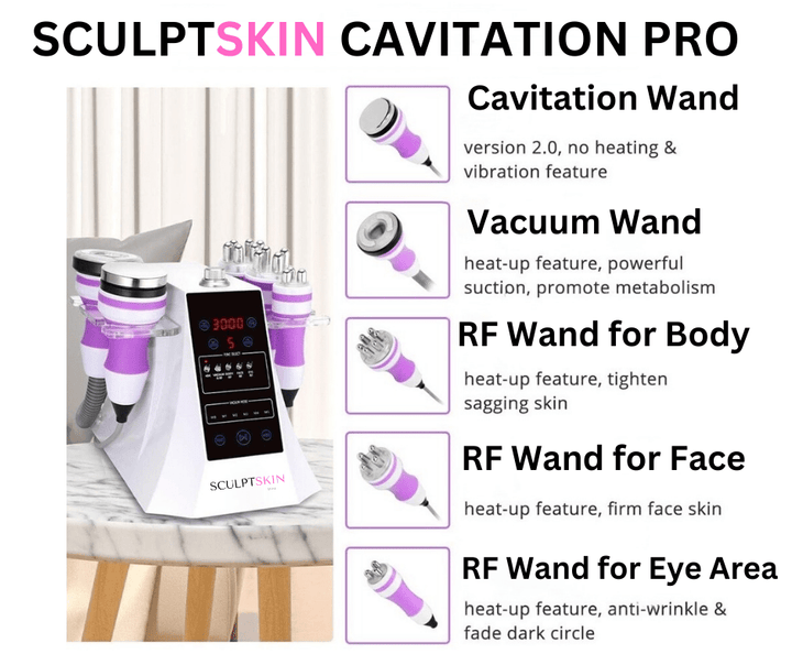 2024 Best Professional Grade Ultrasonic Cavitation Machine - SculptSkin