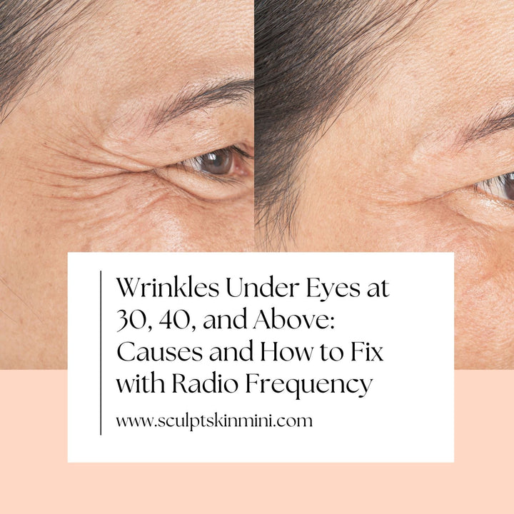 Wrinkles Under Eyes at 30, 40, and Above: Causes and How to Fix with Radio Frequency - SculptSkin