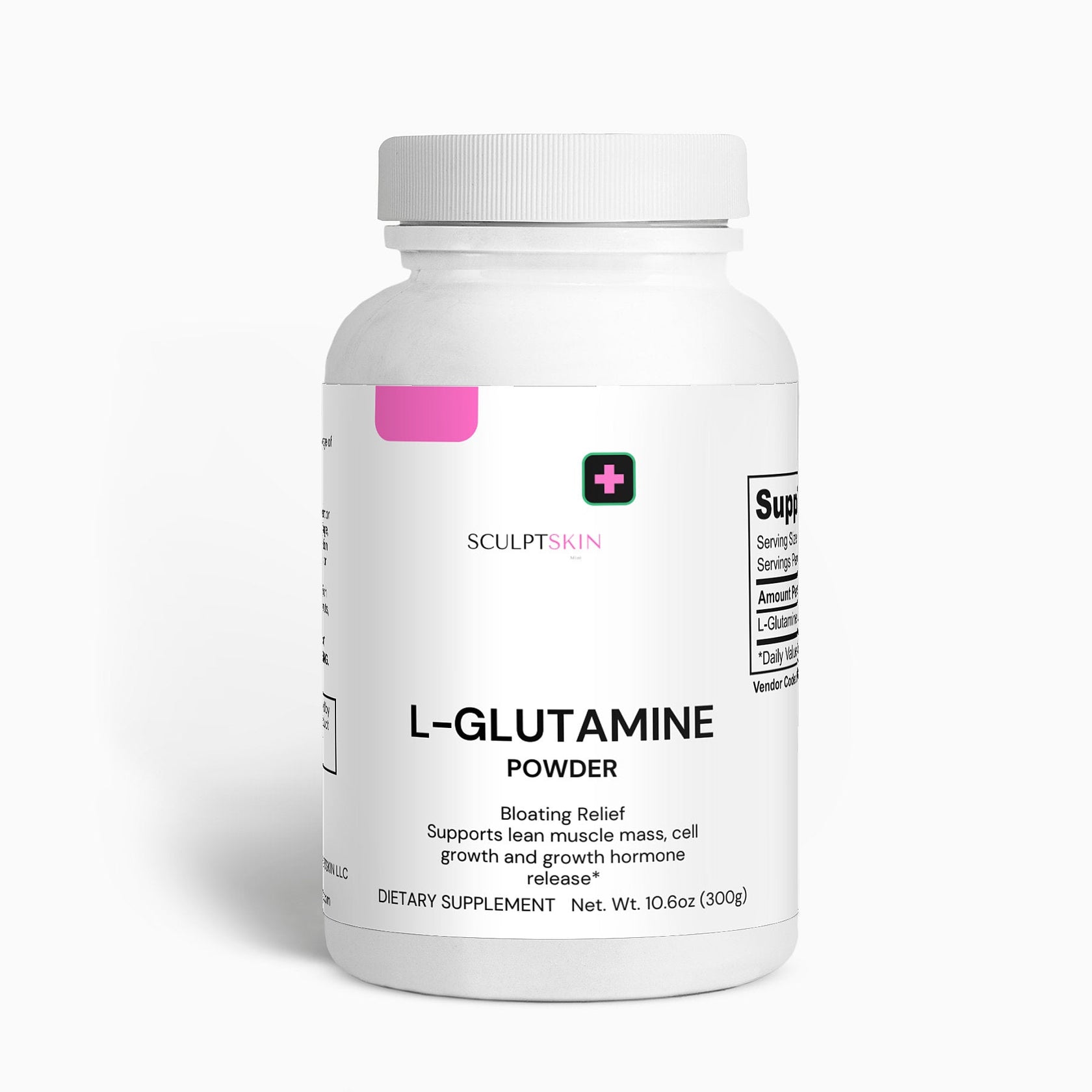 SCULPTSKIN Bloating Relief LGlutamine Powder